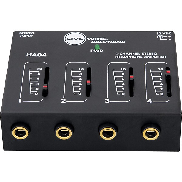 Livewire HA04 4-Channel Headphone Amplifier