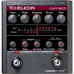 TC Helicon VoiceTone Correct Vocal Pedal | Guitar Center