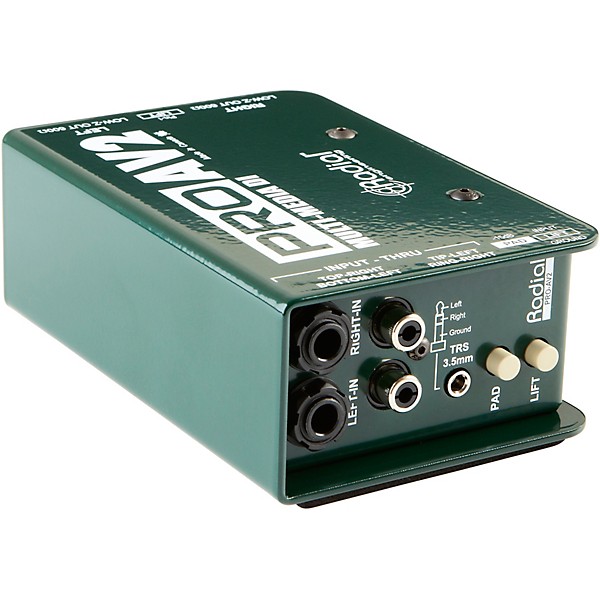 Open Box Radial Engineering ProAV2 Stereo Direct Box Level 1