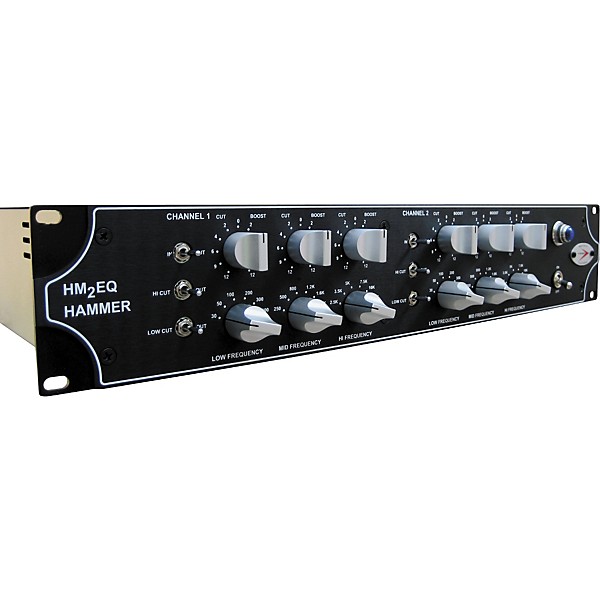 Open Box A Designs HM2EQ HAMMER Dual-Mono 3-Band Tube Equalizer Level 1
