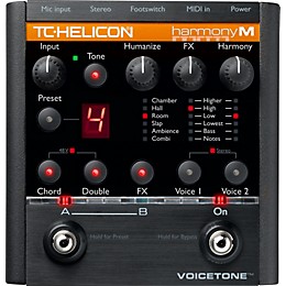 Restock TC Helicon VoiceTone Harmony-M Vocal Effects Pedal for