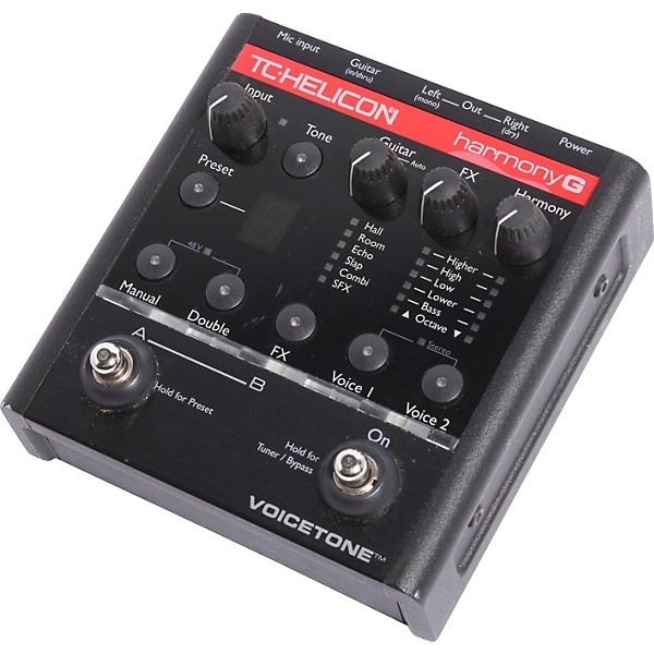 Restock TC Helicon VoiceTone Harmony-G Vocal Effects Pedal for