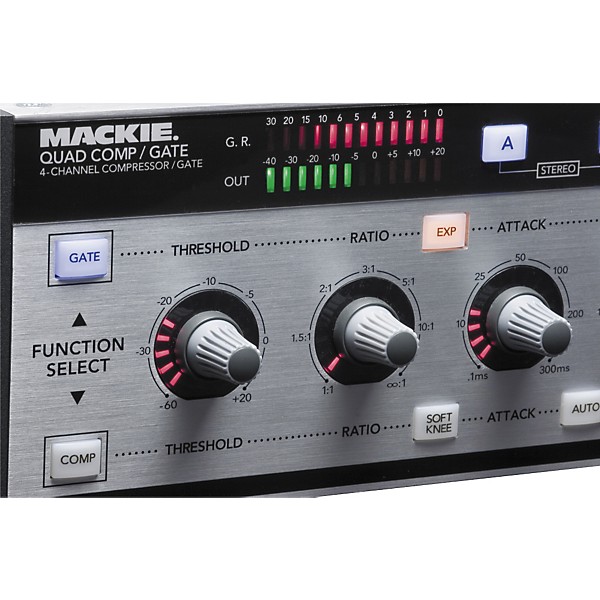 Restock Mackie Quad Comp/Gate 4-Channel Digital Compressor/Gate