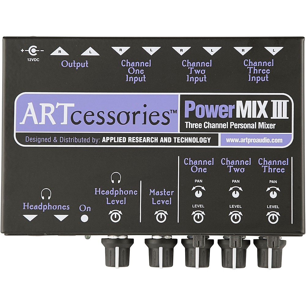 Art Powermix Iii 3 Channel Personal Mixer