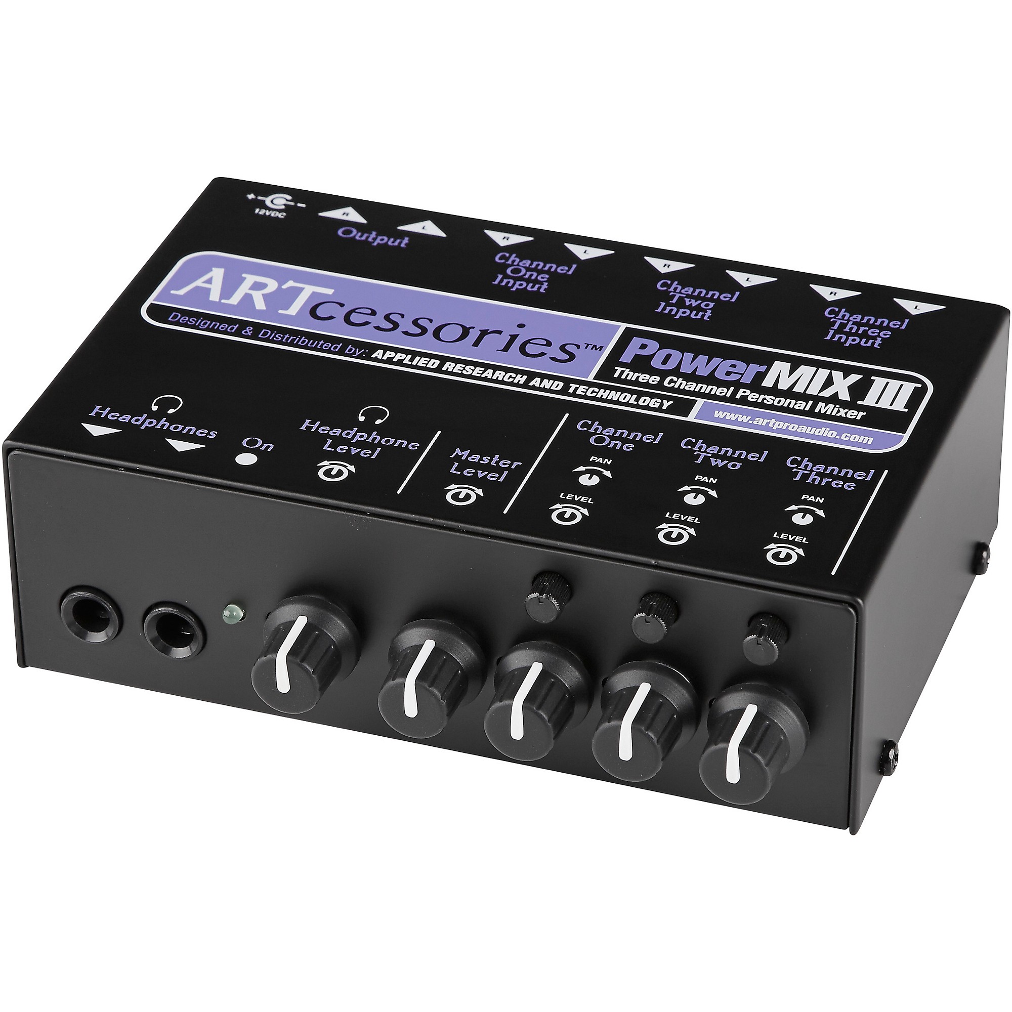ART PowerMIX III - 3 Channel Personal Mixer | Guitar Center
