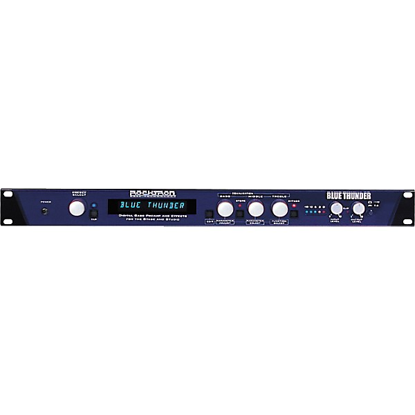 ROCKTRON BLUE THUNDER MIDIデジタル・ベース・プリアンプ Rocktron Blue Thunder Bass Preamp with Multi-Effects | Guitar Center