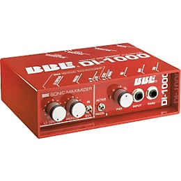 Open Box BBE DI-1000 Active/Passive Direct Box Level 1