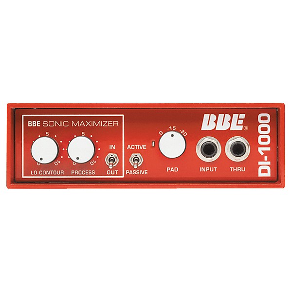 Open Box BBE DI-1000 Active/Passive Direct Box Level 1
