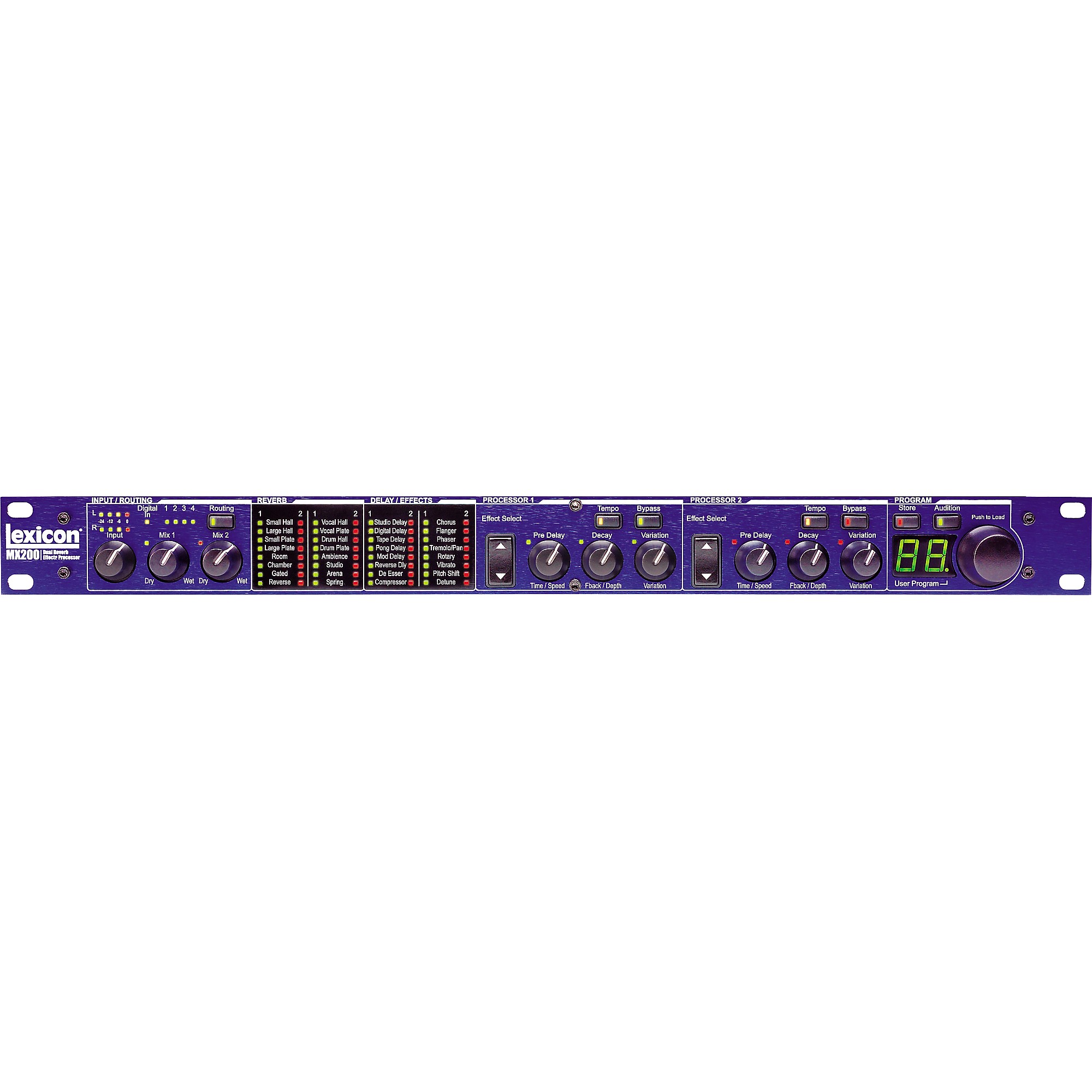 Lexicon MX200 エフェクター MX200 | Lexicon Pro - Legendary Reverb and Effects | English