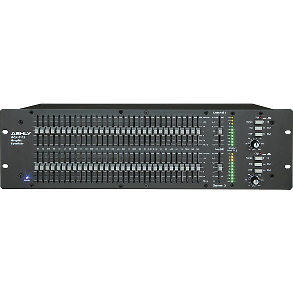 Ashly Audio GQX-3102 Dual 31-Band Graphic Equalizer