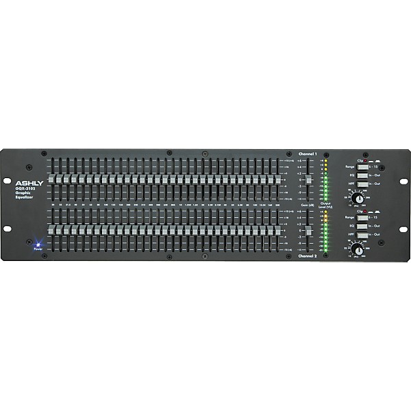 Ashly Audio GQX-3102 Dual 31-Band Graphic Equalizer