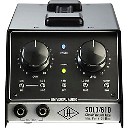 Universal Audio UA-S610 SOLO/610 Classic Vacuum Tube Microphone Preamp and D.I. Box
