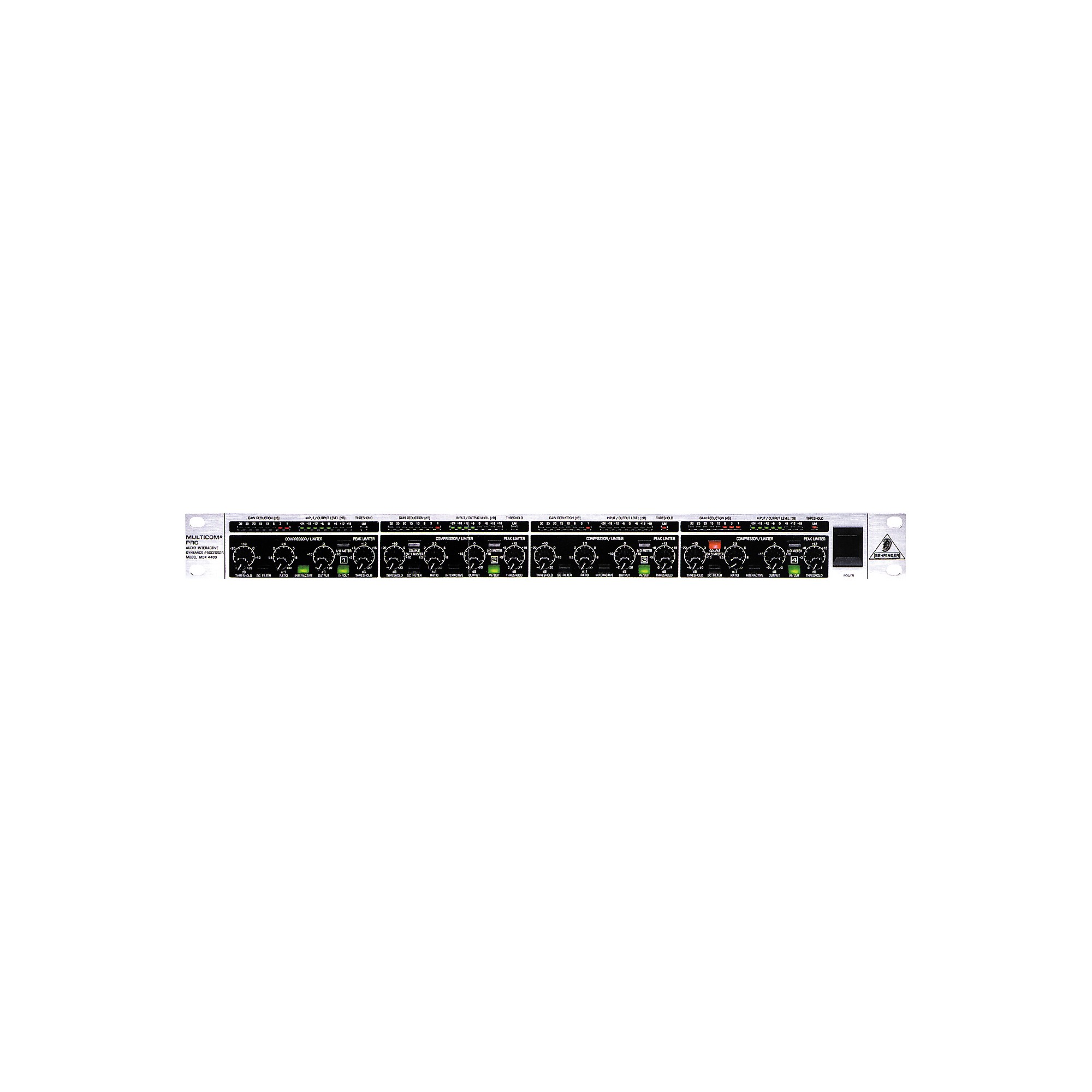 Restock Behringer MDX4400 Multicom Pro Quad Compressor/Limiter
