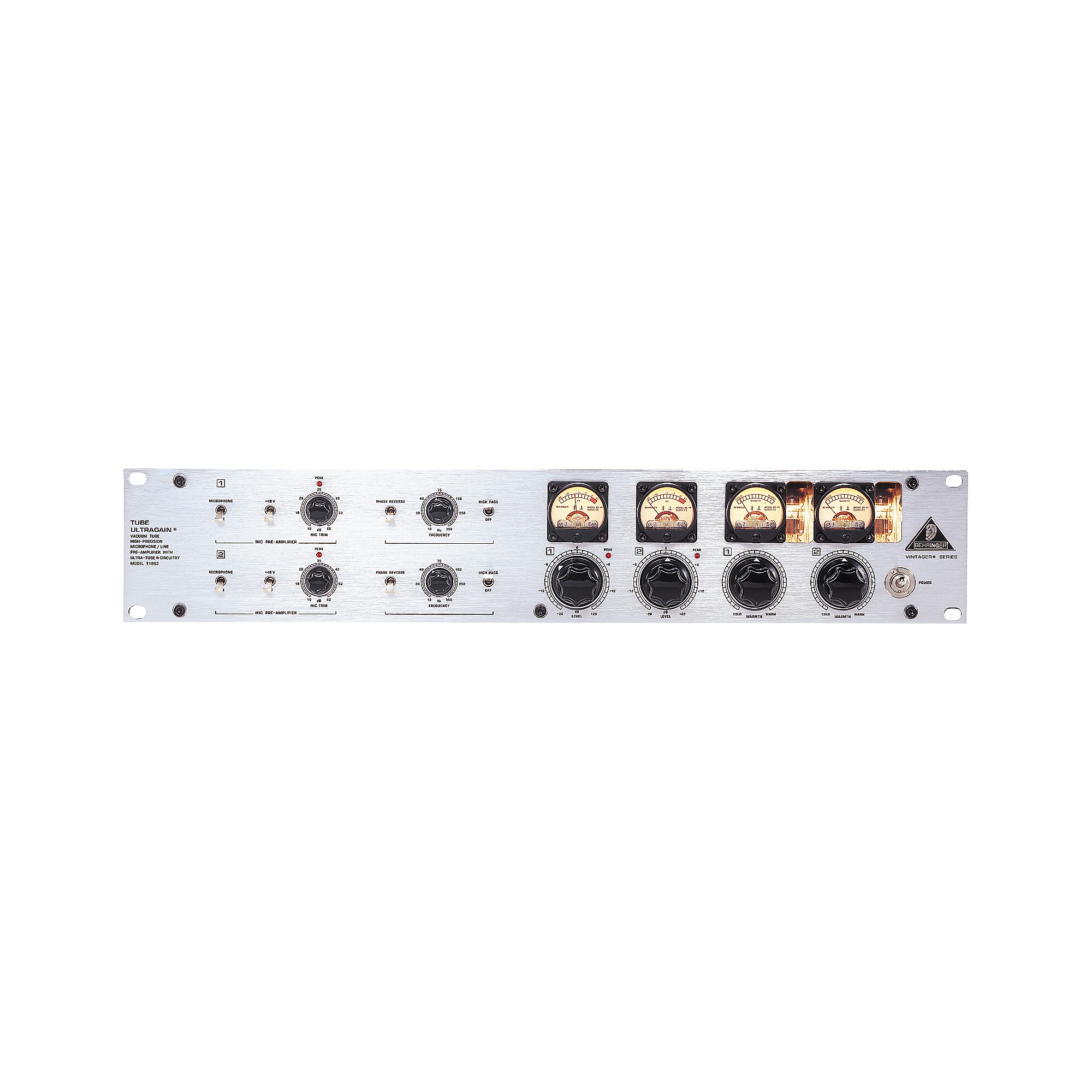 Behringer TUBE ULTRAGAIN T1953マイクプリアンプ Restock Behringer T1953 Tube Ultragain | Guitar Center