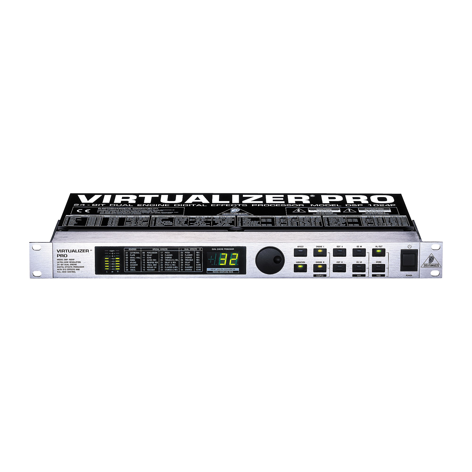 BEHRINGER マルチエフェクター DSP1024P Restock Behringer DSP1024P Virtualizer Pro | Guitar Center