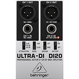 Behringer ULTRA-DI DI20 2-Channel Active Direct Box and Splitter