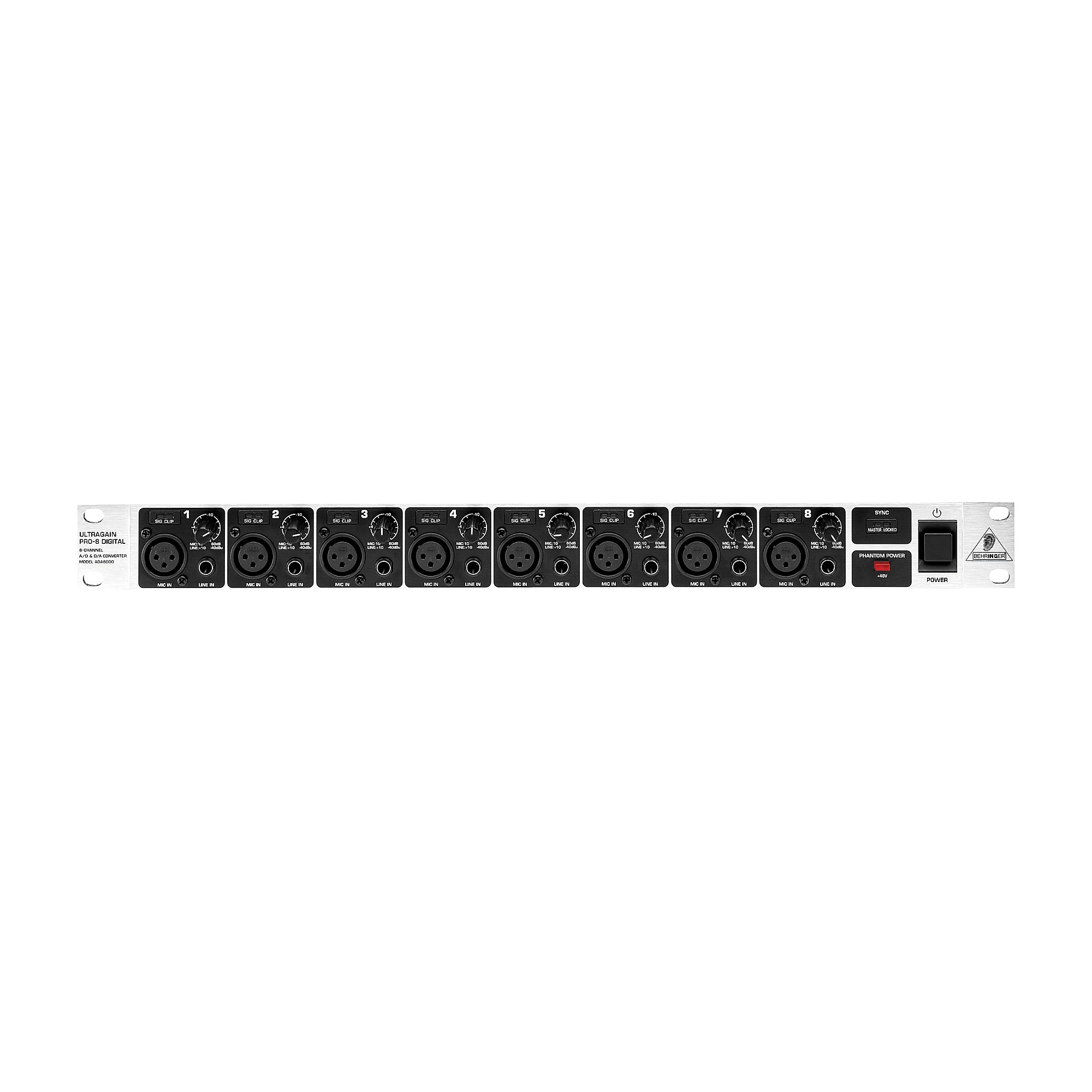 べリンガ―ULTRAGAIN PRO-8 DIGITAL ADA8000 Behringer | Product | ADA8000