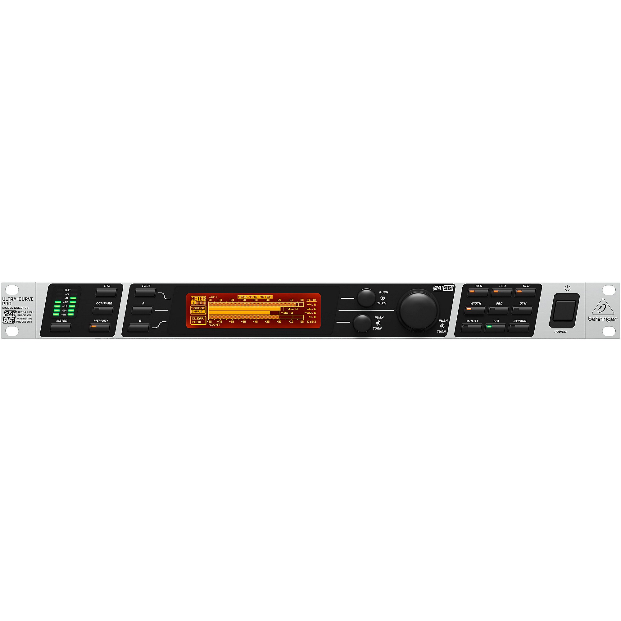 Behringer DEQ2496 Ultra-Curve Pro Mastering Processor | Guitar