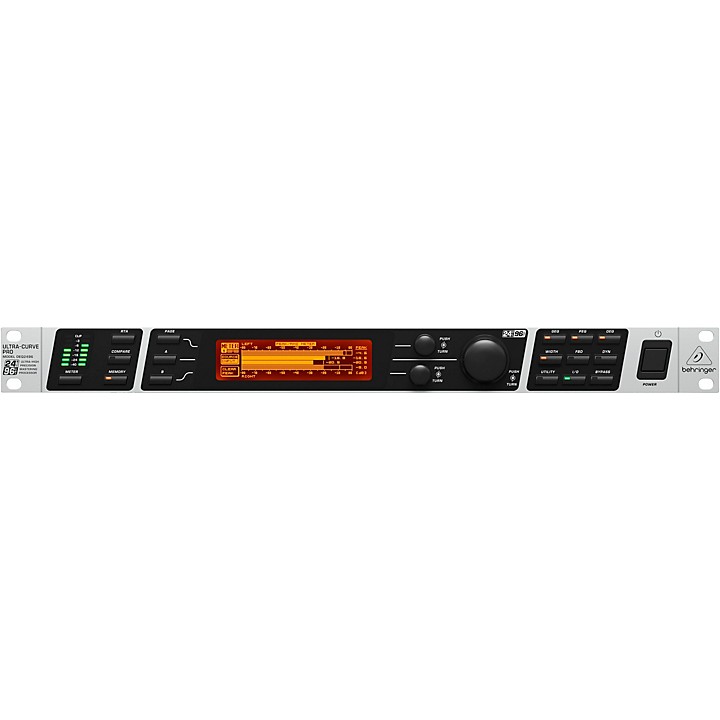 Behringer ULTRACURVE PRO DEQ2496 2-Channel Equalizer and Mastering  Processor | Guitar Center