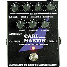 Carl Martin 3-Band Parametric EQ/Pre-amp