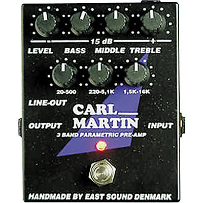 Carl Martin 3-Band Parametric Eq/Pre-Amp for sale
