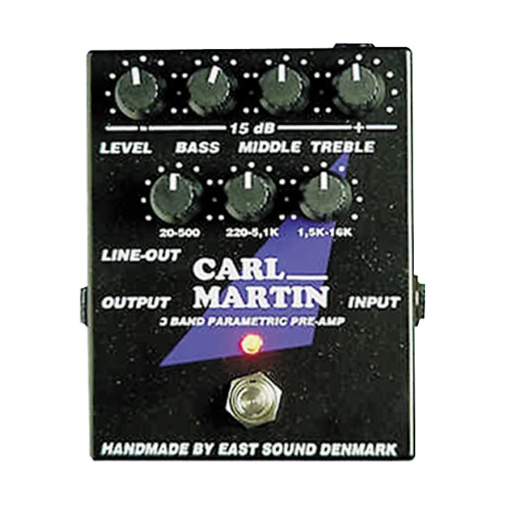 Carl Martin 3-Band Parametric EQ/Pre-amp