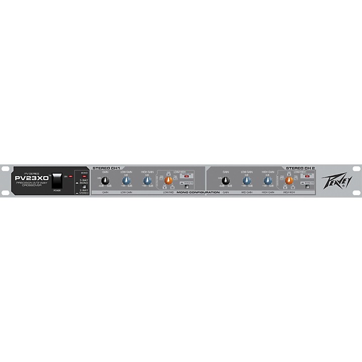 Peavey PV 23XO 2-Way Stereo 3-Way Mono Crossover | Guitar Center