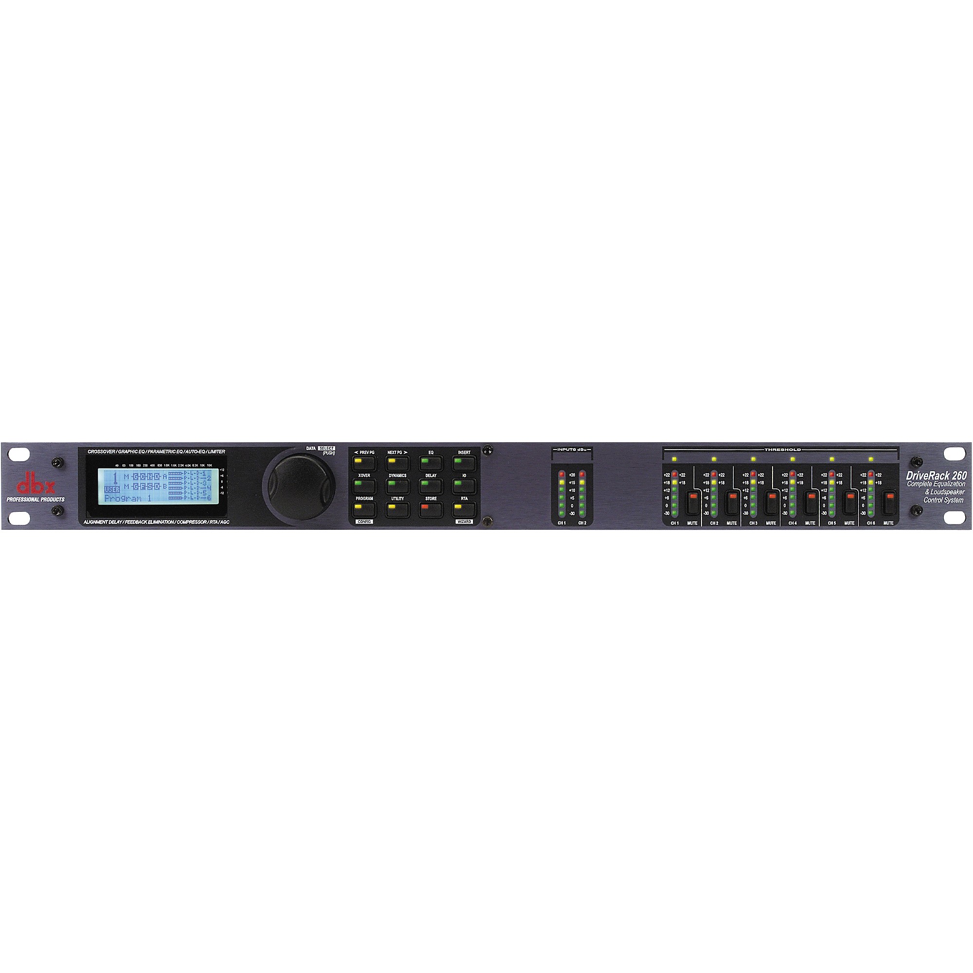 dbx driverack 260 features