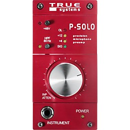 True Systems P-SOLO Single Channel Microphone Preamp