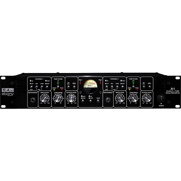 TL Audio Ebony A1 Discrete Class A and Tube Dual Preamp/DI