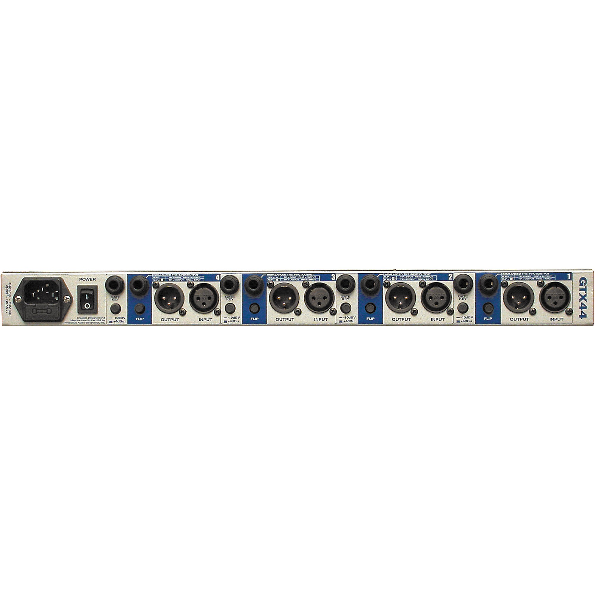 Restock PreSonus GTX44 Quad Professional Noise Gate/Expander
