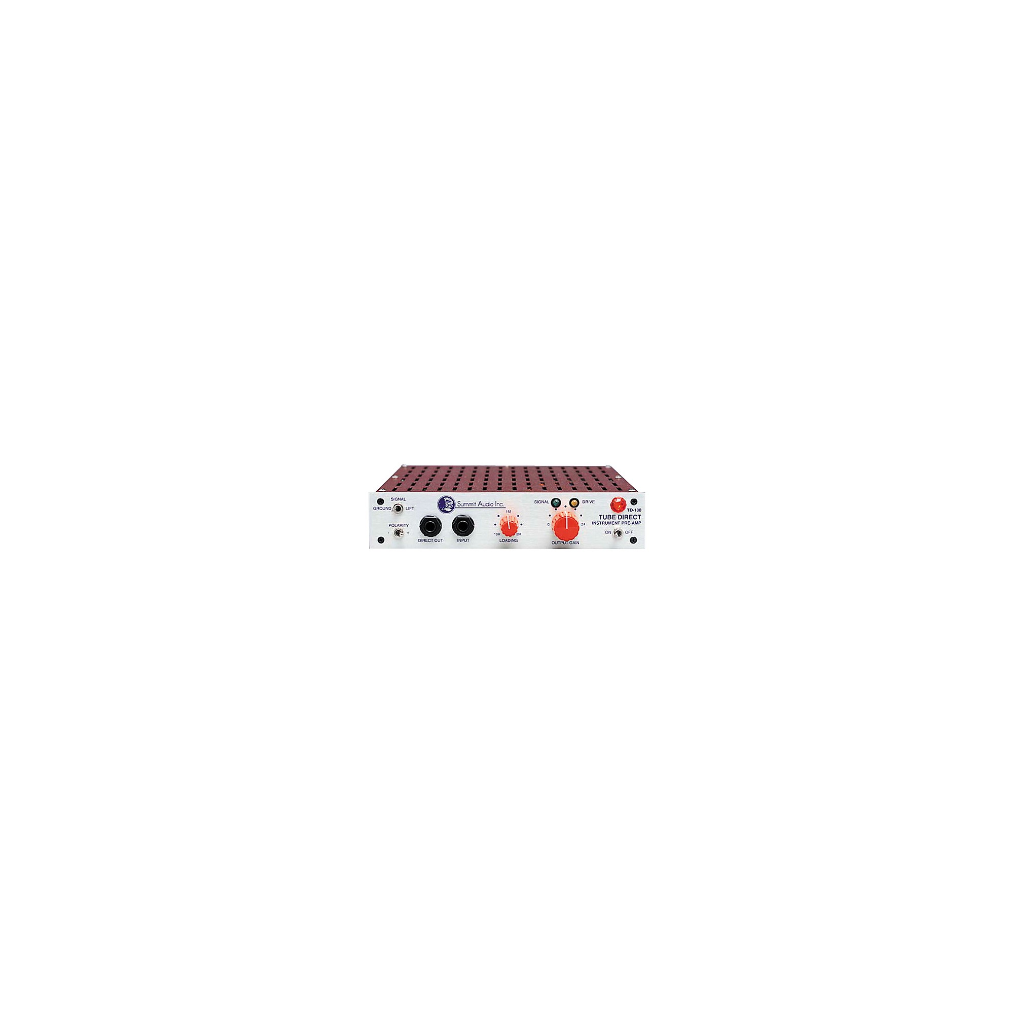 アンプ Summit Audio TD-100 Summit Audio TD-100 Instrument Preamp and Tube Direct Box