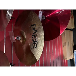 Used Paiste 18in 101 BRASS CRASH RIDE Cymbal