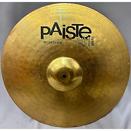 Used Paiste 18in 101 Brass Crash Ride Cymbal