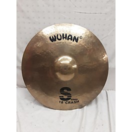 Used Wuhan Cymbals & Gongs 18in 18" S Series Crash Cymbal