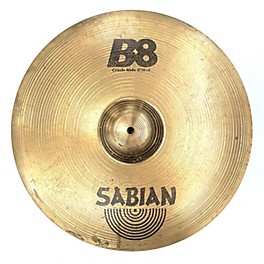 Used SABIAN 18in B8X CRASH RIDE Cymbal