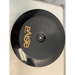 Used Paiste 18in Black Alpha JJ Rock China Cymbal