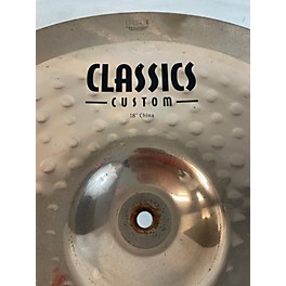 Used MEINL 18in CLASSIC CUSTOM CHINA Cymbal