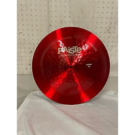 Used Paiste 18in Color Sound 900 Red Cymbal
