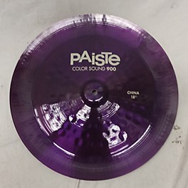 Used Paiste 18in Colorsound 900 China Cymbal