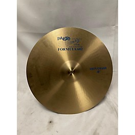 Used Paiste 18in Formula 602 Series Thin Crash Cymbal