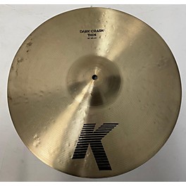 Used Zildjian 18in K Thin Dark Crash Cymbal