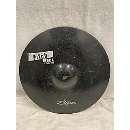 Used Zildjian 18in PITCH BLACK CRASH Cymbal