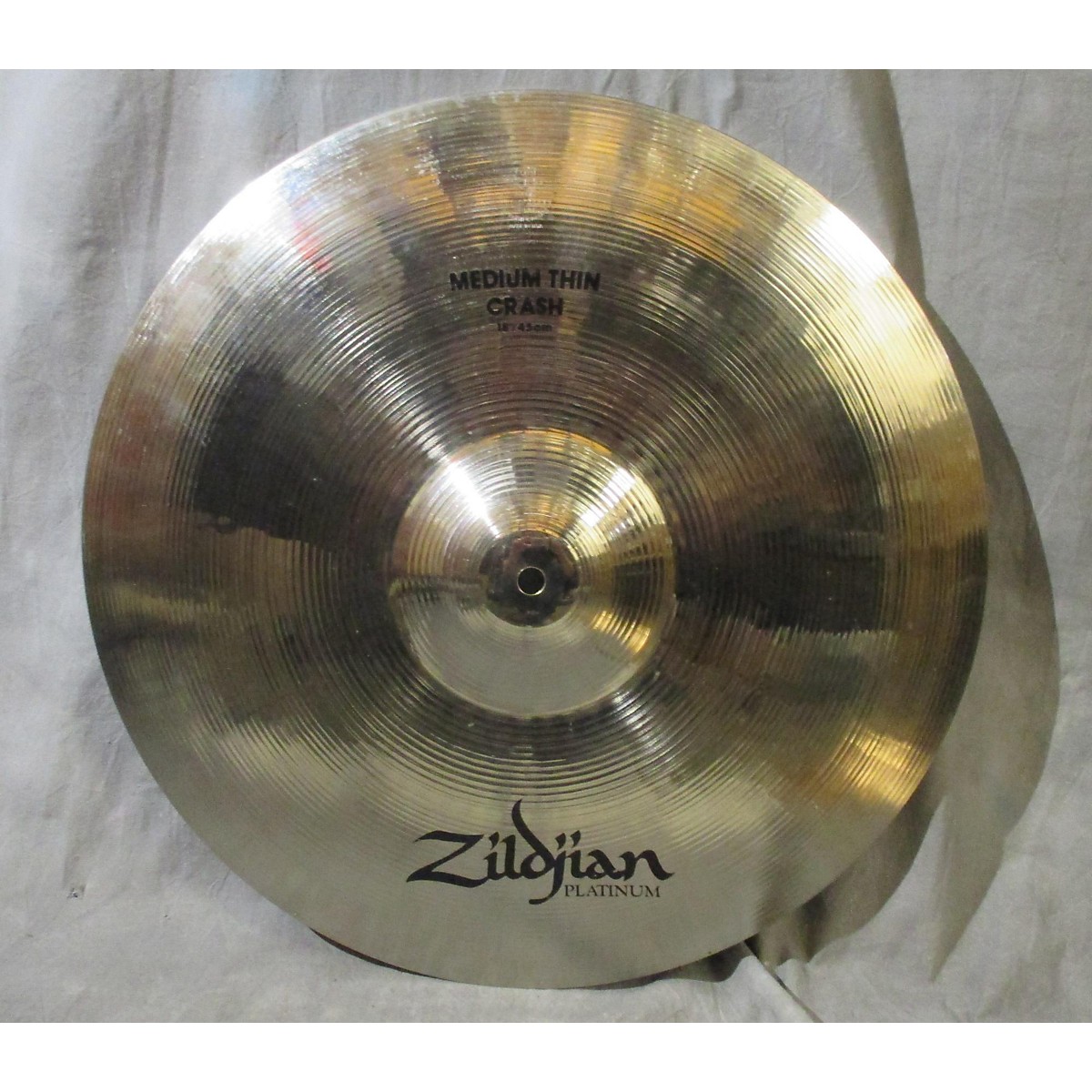 Used Zildjian 18in PLATINUM MEDIUM THIN CRASH Cymbal Guitar Center