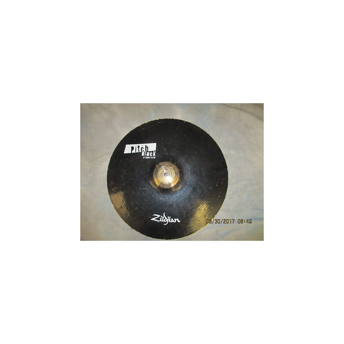Used Zildjian 18in Pitch Black Cymbal Guitar Center