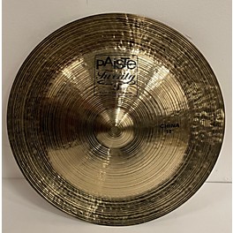 Used Paiste 18in Twenty China Cymbal
