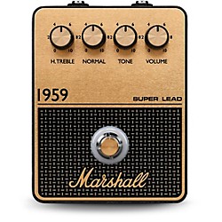 1959 Vintage Overdrive and Crunch Effects Pedal Black and Gold