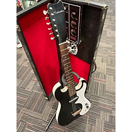 Vintage Silvertone 1960s 1448 W/Ampcase Solid Body Electric Guitar