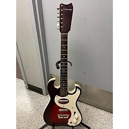 Vintage Silvertone 1960s 1457 Solid Body Electric Guitar