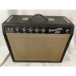 Vintage Fender 1960s 65 Princeton Reverb 1x10 15W Tube Guitar Combo Amp